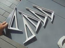 1 ou 2 Equère Aluminium pour étagère (s) à Rayon Rayonnage Support Meuble Caisse