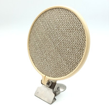 Ancien petit Miroir rond Grossissant Vintage de camping week-end à pince