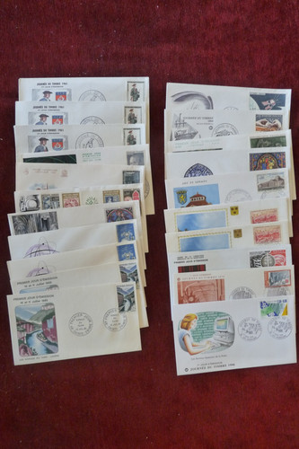Lot enveloppes 1er jour - enveloppes,