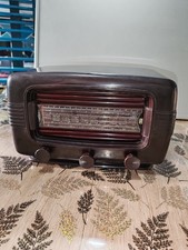 Ancien Poste Récepteur radio TSF à lampes Radialva  AS 46 