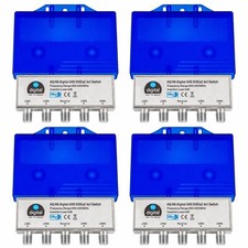 DiseqC Commutateur avec boîtier de protection contre les intempéries Full HDT...