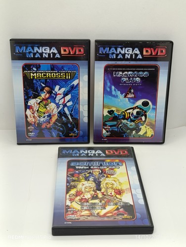 Manga mania lot 3 macross - -,