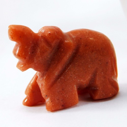 éléphant aventurine rouge - Éléphant,