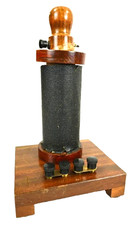 Instrument scientifique - Bobine double  de Faraday - H: 25 cm