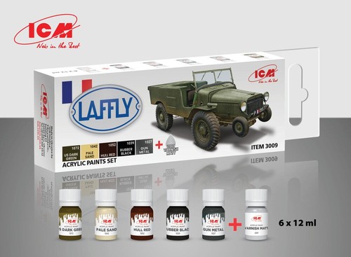 Acrylic paint set for laffly - set,