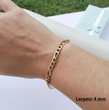 Bracelet figaro acier