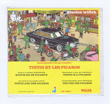 TINTIN / Hergé  DECALCOMANIES / DECALCO   WILLEB  LES PICAROS   1978  sous cello