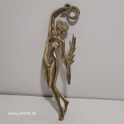 Plaque bronze femme - bronze, nu