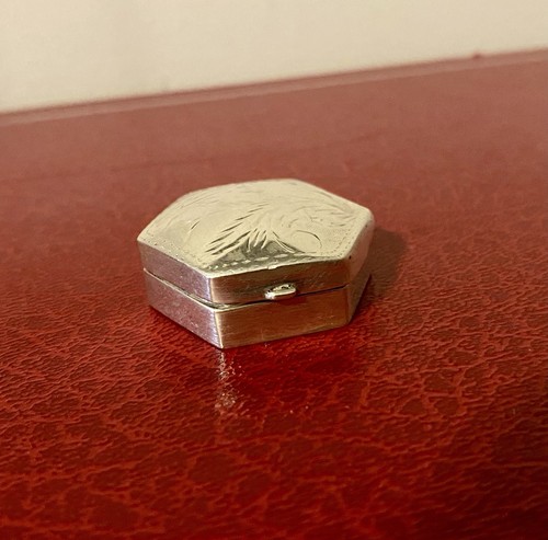 Petit boite argent massif - boite, en