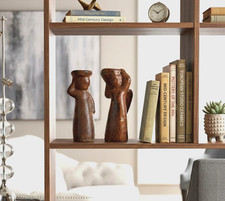 Paire De Bougeoirs En