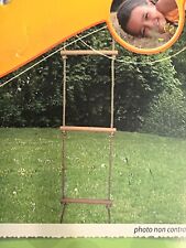 ❤️échelle de corde avec 5 barreaux bois  Neuve