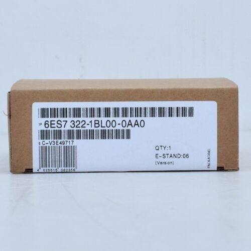 New siemens 6es7322 - new,