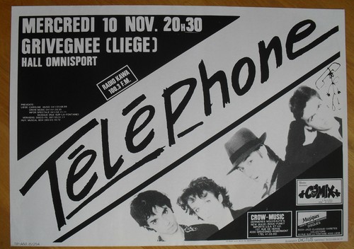 Telephone affiche concert - affiche,