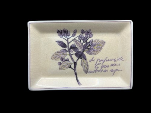 Vide poche plat porcelaine - plat,