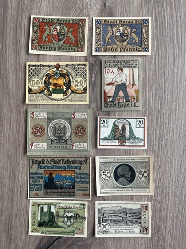 Lot billets allemand - lot,
