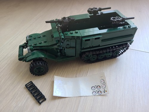 Bluebrixx halftrack camion - halftrack, m2