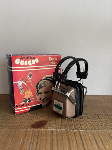 Ancien casque radio - ancien,