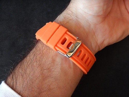 Bracelet strap orange - 22, mm