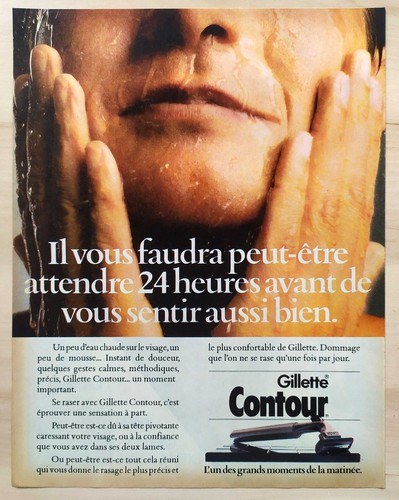 Publicité papier rasoir - papier,