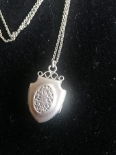 Pendentif Médaillon Reliquaire  Ancien Argent