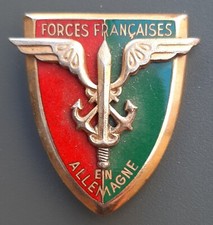 Insigne Badge FFA Forces Françaises en Allemagne ARTS et INSIGNES 1960 ORIGINAL