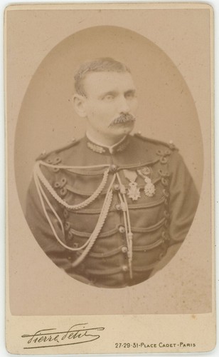 Cdv circa 1885 militaire - cdv, 1885.