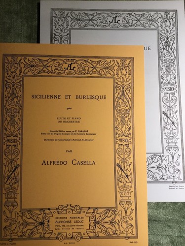 Alfredo casella sicilienne - sicilienne, et