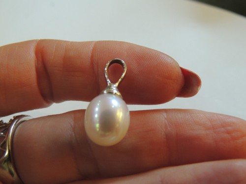 Pendentif blanc carats - 18,