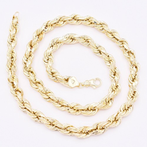 8mm italien corde lien collier - italien,