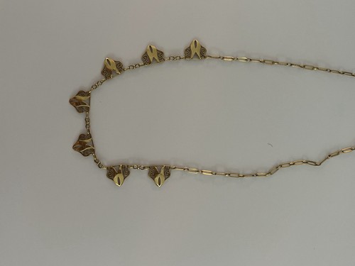 6602 collier filigrané or - 6602-,