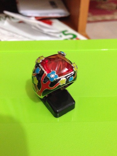 Superbe bague jonc email - email, una