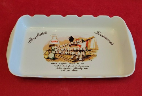 Plat vintage porcelaine