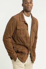 Hommes luxe daim marron - luxe,
