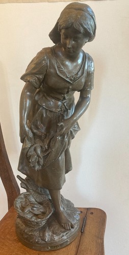 Grande statue pêche - statue, de