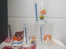 4 VERRE DIFFERENT  LIMONADE SODA JUS FRUIT ORANGINA BIERE BRASSERIE