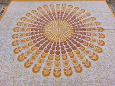 Grand Couvre-lit indien floral