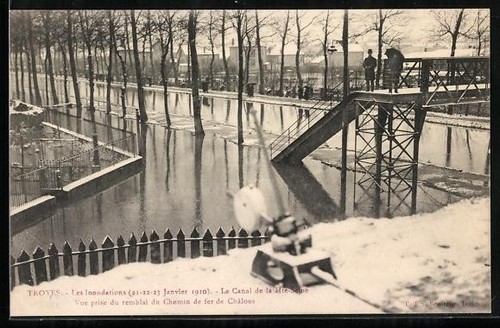 Carte postale troyes - postale, troyes,