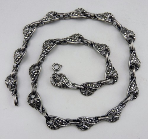 Art déco ancien collier ras - collier,