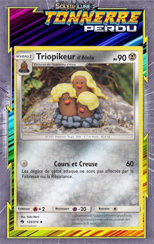 Triopikeur alola - triopikeur, d'alola