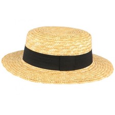 Chapeau de paille canotier