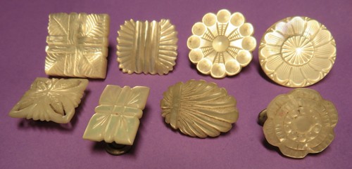 Boutons col xixème nacre - boutons, de