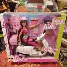 barbie vespa scooter barbie