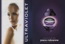 Publicité papier Parfum. Perfume ad. PACO RABANNE Ultraviolet 1999 double page