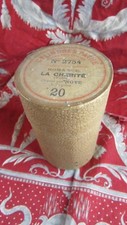 ancien tube cylindre cylinder pathes  gramophone la charité BOITE VIDE