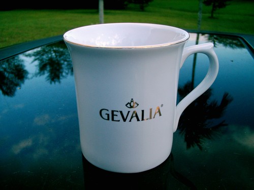Gevalia white mug with - gevalia,