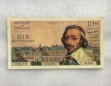 Billet de 10 nouveaux francs Richelieu du 02-02-1961 - non épinglé - NF .