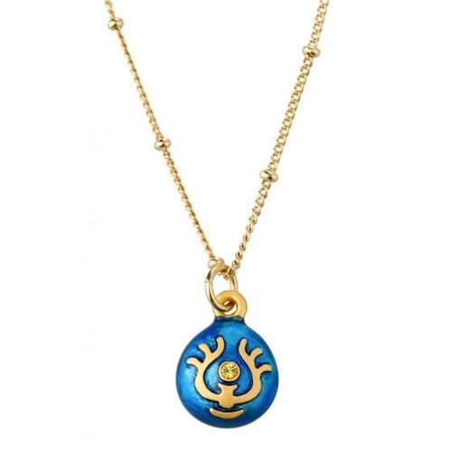 Collier feuille château de - collier,