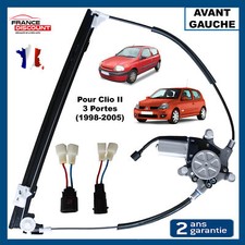 LEVE VITRE pour Clio 2 (2 portes) AVANT GAUCHE COMPLET AVEC MOTEUR 7700842247