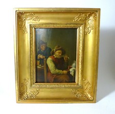 Peinture À L'Huile De Fumeur