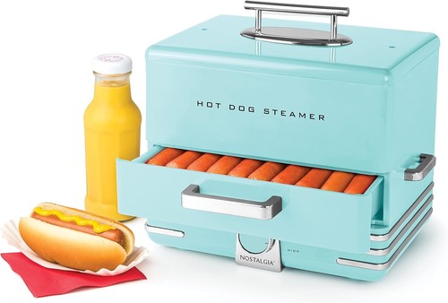 Nostalgia hot dog - steamer, aqua